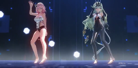 【MMD同人】崩坏三梅比乌斯×爱莉希雅 禁忌百合 蛇蛇缠绕粉色妖精 双女神淫乱互舔 汁液横流