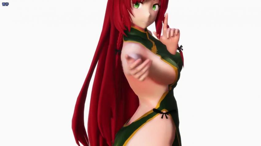 旗袍红美铃 宅舞摇奶爆乳晃晕 极品东方骚穴湿透狂干