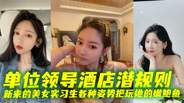 酒店领导潜规则实习生，爆操嫩鲍鱼各种姿势内射